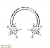 Циркуляр (подкова) PiercedFish HSC06 серьга для пирсинга септума, хряща уха, брови, носа, губ, сосков