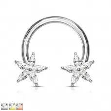 Циркуляр (подкова) PiercedFish HSC06 серьга для пирсинга септума, хряща уха, брови, носа, губ, сосков