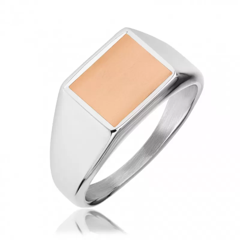 Мужской перстень из стали RSS-8171-STRD