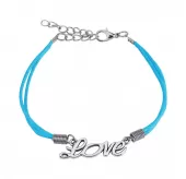 Женский браслет-шнурок текстильный TATIC SL0197 с надписью LOVE