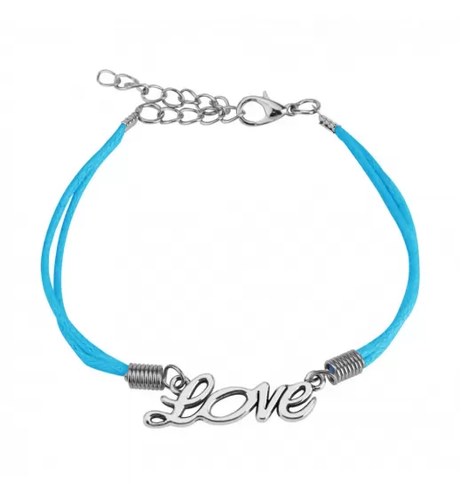 Женский браслет-шнурок текстильный TATIC SL0197 с надписью LOVE