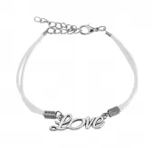 Женский браслет-шнурок текстильный TATIC SL0197 с надписью LOVE