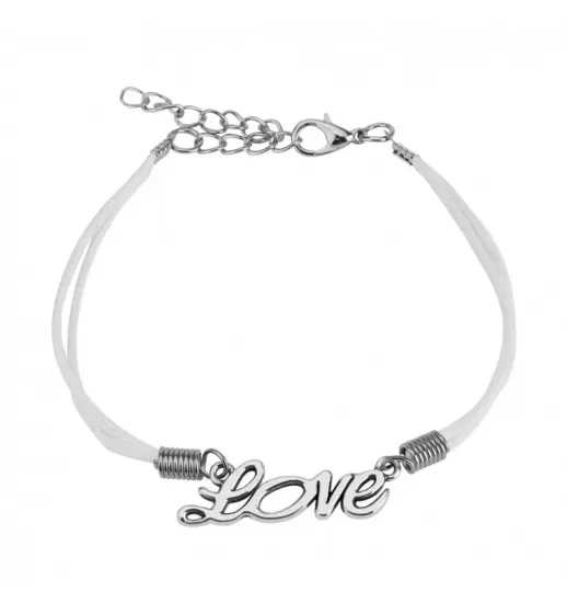 Женский браслет-шнурок текстильный TATIC SL0197 с надписью LOVE