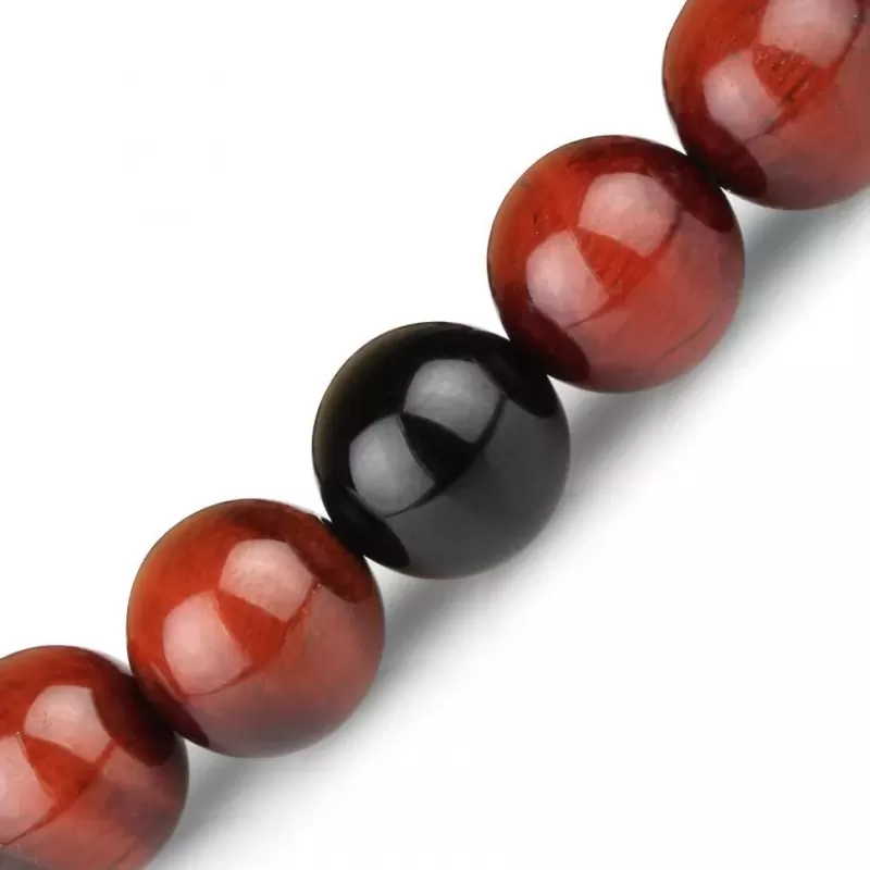 Браслет Шамбала из агата и камня бычий глаз Everiot Select LNS-2189 с бусиной Дзи