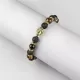 Браслет Everiot STB-MJ-1746 из камня тигровый глаз и лавы с головой Будды