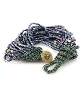 Браслет Indigo ING-1439 из бисера и граненных бусин