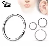 Серьга кольцо из стали PiercedFish RX1 для пирсинга септума, хряща уха, носа, брови, губ