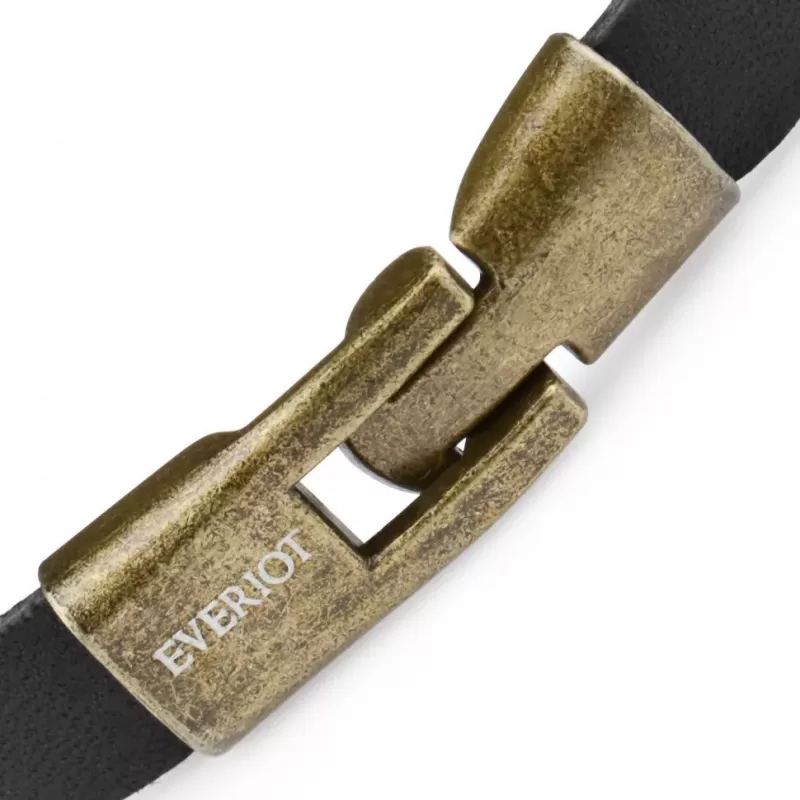 Кожаный браслет мужской Everiot VD-MJ-1797 со знаком бесконечности