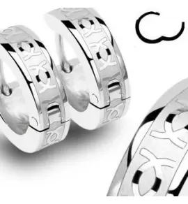 Серьги-кольца? из стали Spikes SSE-002