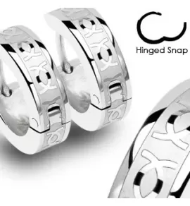 Серьги-кольца? из стали Spikes SSE-002