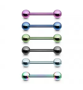 Штанга из стали PiercedFish BT-K для пирсинга хряща уха, хеликса, индастриал, для брови, сосков, языка