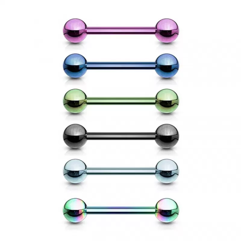 Штанга из стали PiercedFish BT-K для пирсинга хряща уха, хеликса, индастриал, для брови, сосков, языка