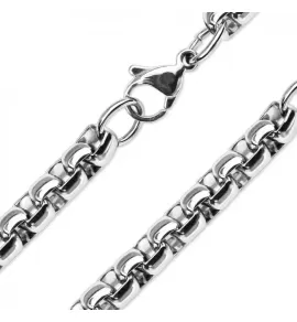 Мужская стальная цепочка Spikes SSN15S венецианского плетения