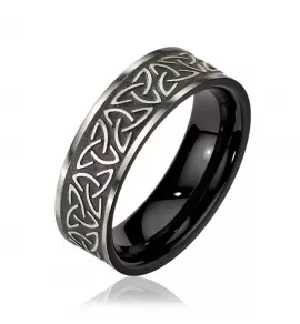 Кольцо с кельтским орнаментом TATIC RSS-8312 из нержавеющей стали