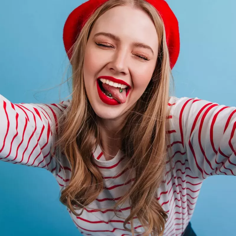 Штанга из титана с внутренней резьбой Pirslab TIBT-GD для разных видов пирсинга