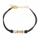 Женский браслет-шнурок текстильный TATIC SL0198 со словом LOVE
