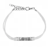 Женский браслет-шнурок текстильный TATIC SL0198 со словом LOVE