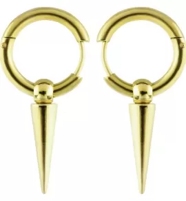 Серьги-трансформеры (кольца) из стали Everiot SE-ZS-190x со съемными подвесками-шипами