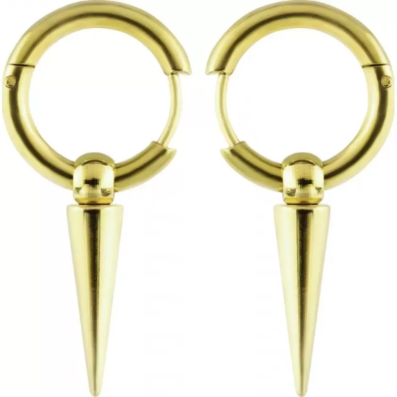 Серьги-трансформеры (кольца) из стали Everiot SE-ZS-190x со съемными подвесками-шипами