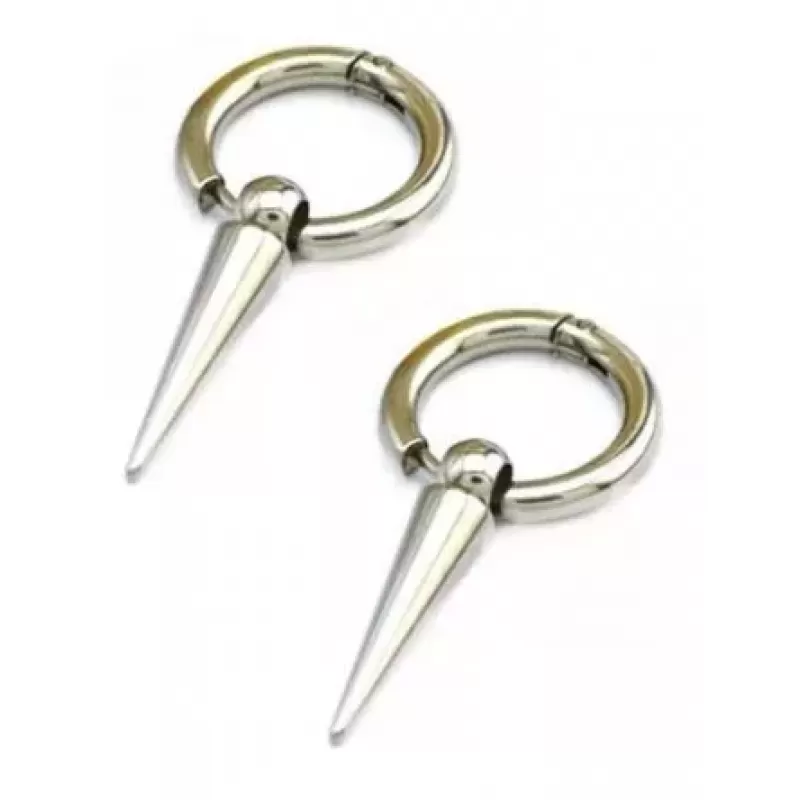 Серьги-трансформеры (кольца) из стали Everiot SE-ZS-190x со съемными подвесками-шипами