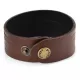 Кожаный браслет мужской Scappa P-601 коричневый