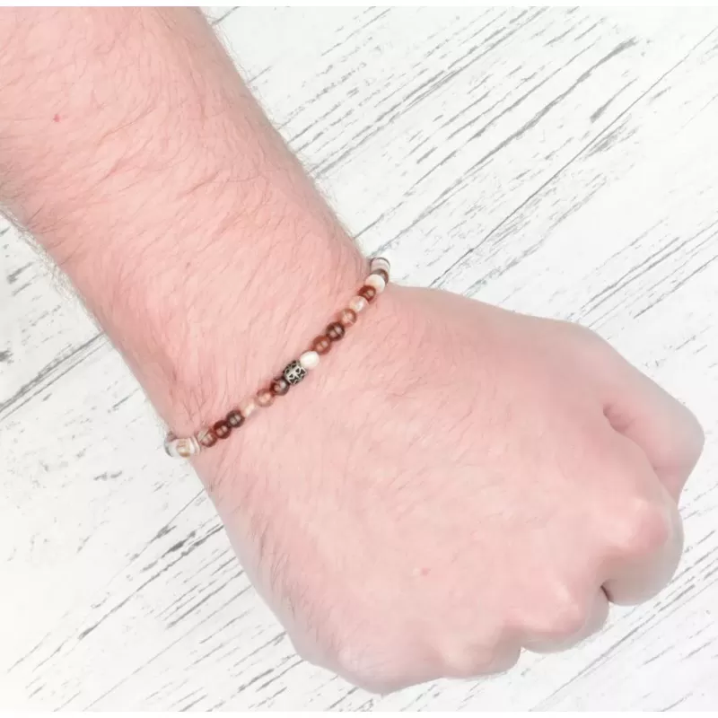 Браслет из агата Ботсвана на резинке Everiot Select LNS-2060