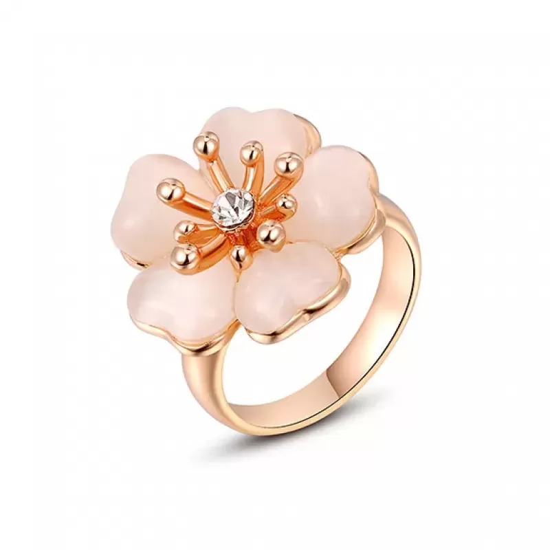 Кольцо ROZI RG-18340B с изящным цветком