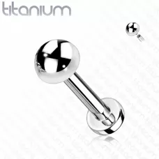 Титановая серьга лабрет Pirslab TIL17-ST для пирсинга Монро, трагуса, хеликса