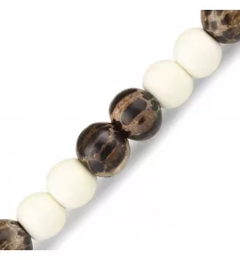 Браслет на резинке Everiot Select --LNS-3010 из дерева в два оборота