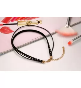 Тканевый чокер Everiot CK-XP-2073 с подвеской-сердцем