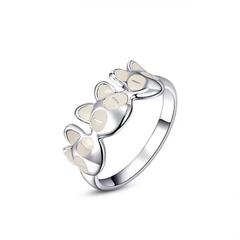 Кольцо ROZI RG-19270A c котиками