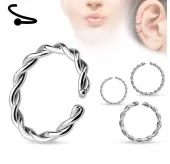 Серьга кольцо из стали PiercedFish RX5 для пирсинга септума, хряща уха, брови, носа