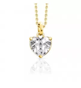 Кулон из стали INORI EXP165B в форме сердечка