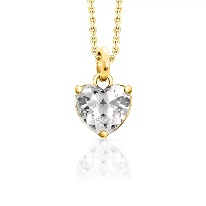 Кулон из стали INORI EXP165B в форме сердечка