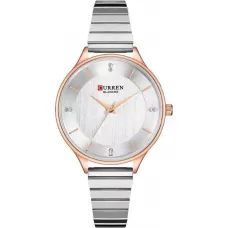 Ультратонкие женские часы из стали Curren CR-9041