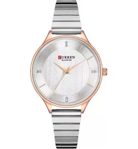 Ультратонкие женские часы из стали Curren CR-9041