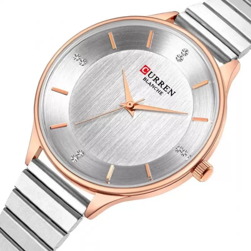 Ультратонкие женские часы из стали Curren CR-9041