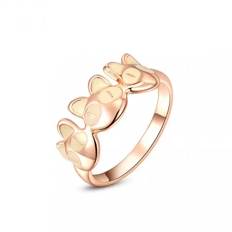 Кольцо ROZI RG-19270B c котиками