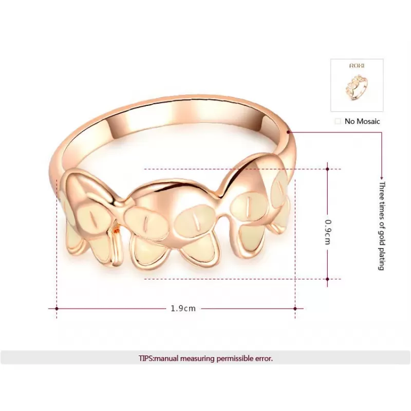 Кольцо ROZI RG-19270B c котиками