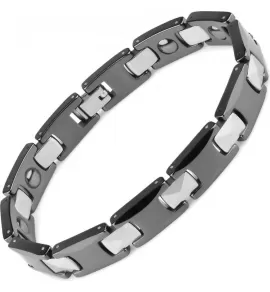 Мужской браслет из стали и керамики Everiot SB-ZS-3020