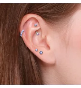 Незамкнутое кольцо из стали PiercedFish RXS05 серьга для пирсинга хряща уха, хеликса, брови, носа