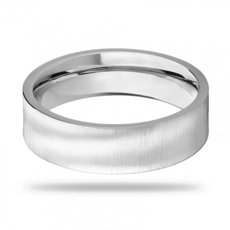 Широкое матовое кольцо из стали TATIC RSS-4410-ST