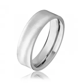 Широкое матовое кольцо из стали TATIC RSS-4410-ST