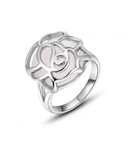 Кольцо ROZI RG-24290A c декором в форме розы