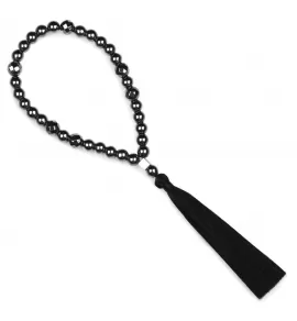 Четки 33 бусины гематита Everiot Select LNS-2198 с кисточкой