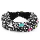 Браслет Indigo ING-1444 из черно-белого бисера и ярких бусин