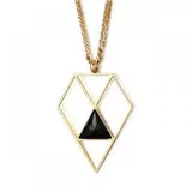 Стальной кулон "Геометрия" Everiot SPD-XP-0581 на цепочке