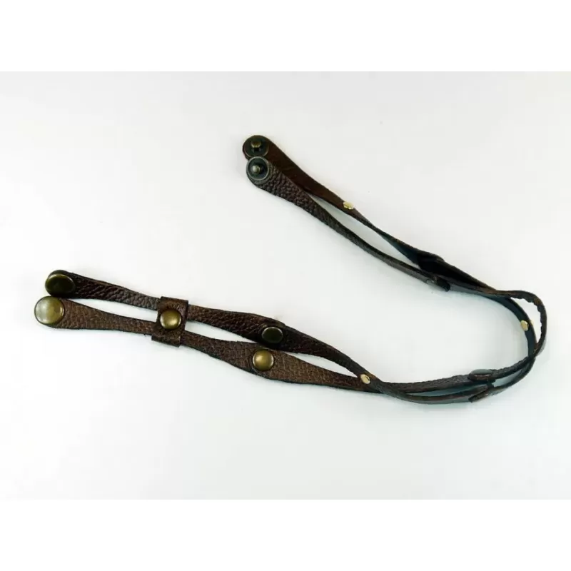 Кожаный браслет Scappa A-108 черный