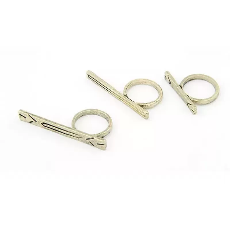 Кольцо AS-A23217 в стиле панк, тройное