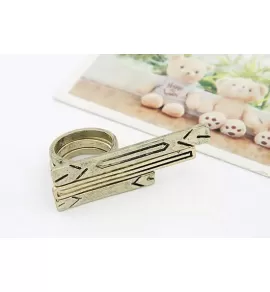 Кольцо AS-A23217 в стиле панк, тройное